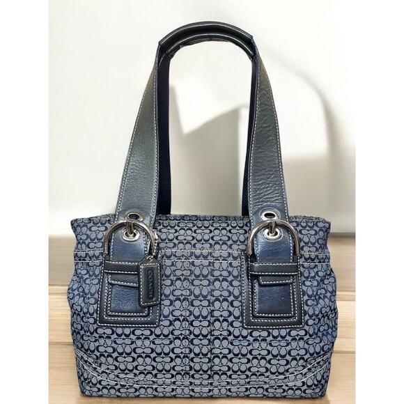 Y2K Coach F12310 Soho Mini Signature Satchel Bag - Picture 1 of 11